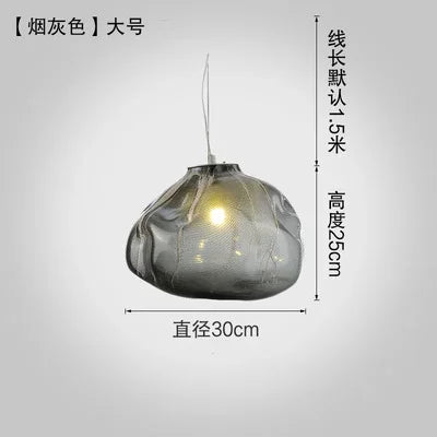 Cloud Glass Pendant Lights | Nordic Modern Blown Crystal Suspension Lamps