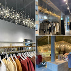 Stainless Steel Chandelier Pendant Lamp LED Dining Table Lighting Fixture