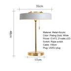 LED Bedside Table Lamp Postmodern Nordic Design Reading Light