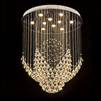 Diamond Crystal Chandelier LED Living Room Hotel Lighting
