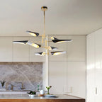 Modern Iron Hanging Ceiling Lamp LED Light Chandelier for Living Room Bedroom Shop Bar