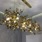 Stainless Steel Led Pendant Light for Dining Living Hotel Room_Hanging G9 Fixture