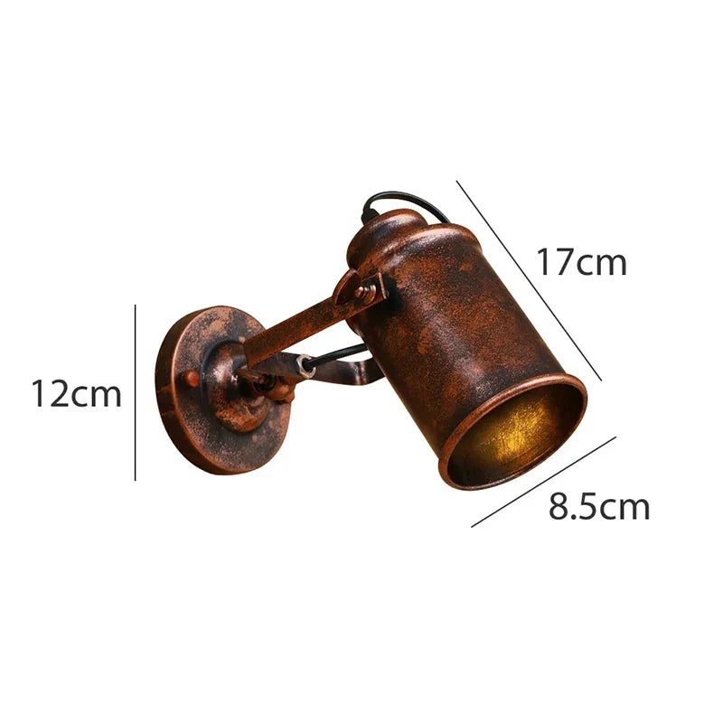 Industrial Style E27 Wall Lamp for Home Decor Retro Vintage Lighting Fixtures