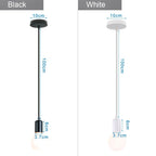 Industrial Loft Chandelier Pendant Lamp LED Edison Vintage Hanging Light