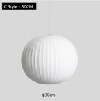 Silk Ball Pendant Lamp for Home, Shop, and Bar Decor