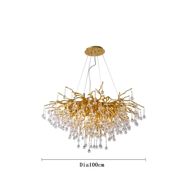 Crystal Ceiling Chandelier: Modern Luxury for Living, Dining, Bedroom, Hotel, Hall Décor