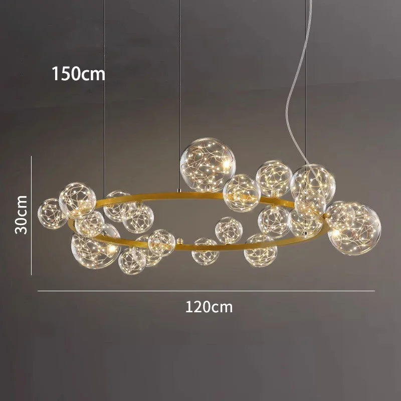 Nordic Pendant Chandelier: Elegant Ceiling and Dining Room Lighting