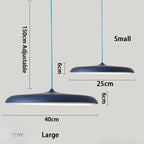 UFO Led Pendant Light: Modern Round Hanging Lamp for Kitchen, Dining, Living Room
