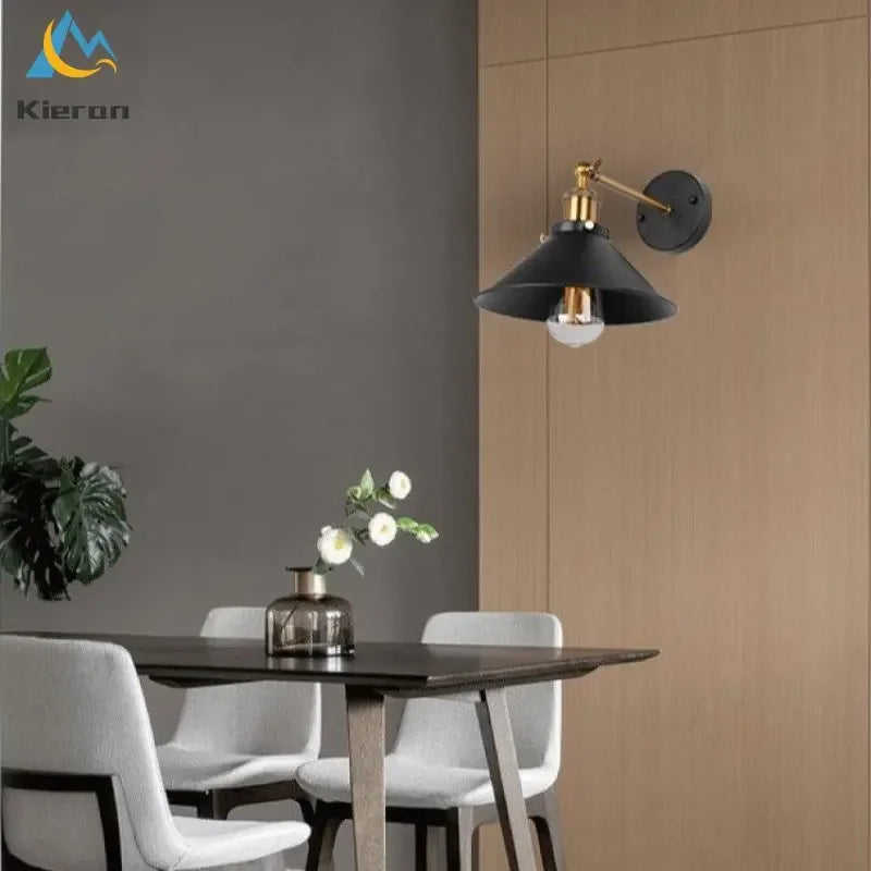 Modern Pleated Skirt LED Wall Lamp for Living Room Decor