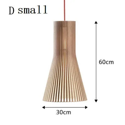 Wooden Birdcage Pendant Lamp: E27 Indoor LED Lighting for Dining Room & Bar