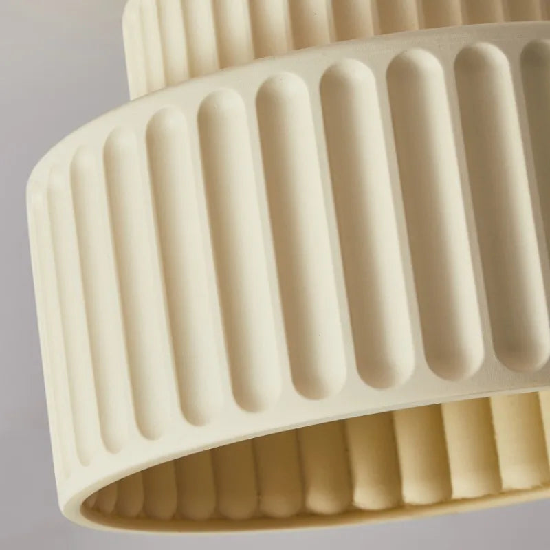 Nordic Creamy LED Ceiling Lamp - Wabi Sabi Style Bedroom Home Decor Fixtures