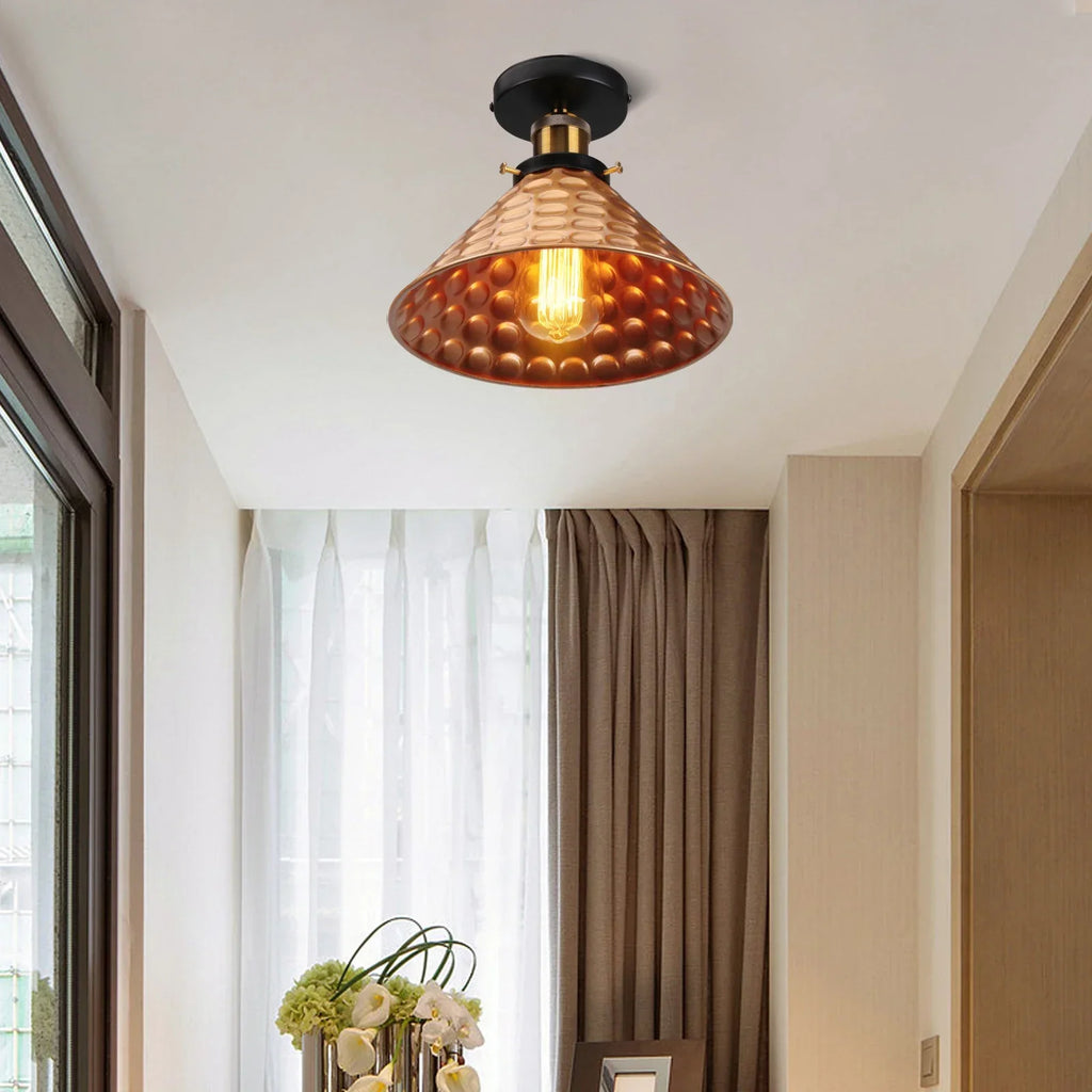 Vintage Industrial Chandelier Hanging Lamp LED Pendant for Home Decor