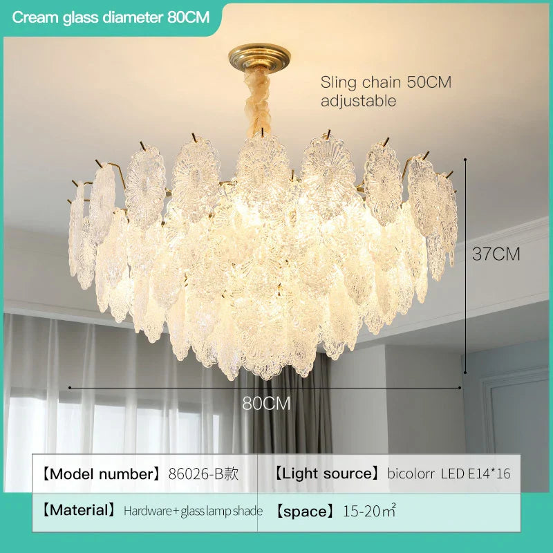 Crystal Chandelier: Modern Luxury Master Bedroom French Light for Living Room