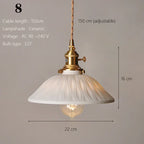 Ceramic Pendant Lamp Kitchen Island Dining Room Nordic Home Decor Pendant Ceiling Lights - Afralia™