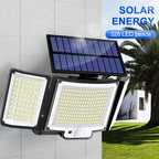 Solar Motion Sensor Wall Lamp 328/348 LED Remote Flood Light IP65 Waterproof