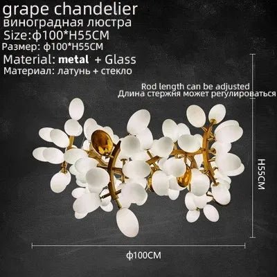 Nordic Luxury Grapes Chandelier for Elegant Home Decor