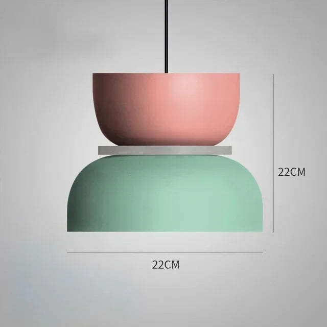 Modern LED Pendant Lamp for Bedroom Living Dining Bar, Nordic Style Lighting
