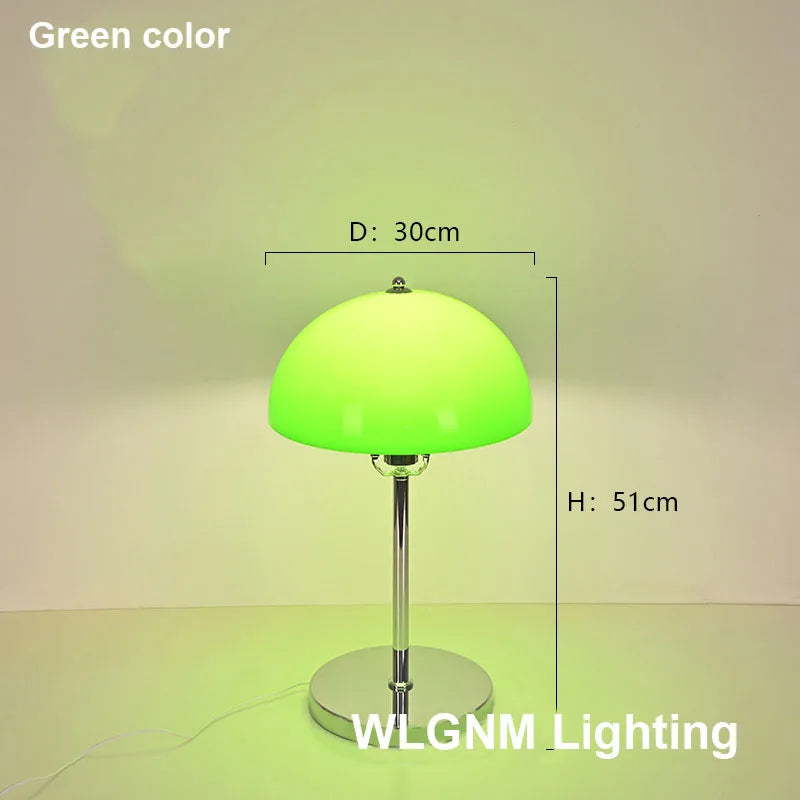 Bauhaus Mushroom Table Lamp, Modern Acrylic LED Night Light
