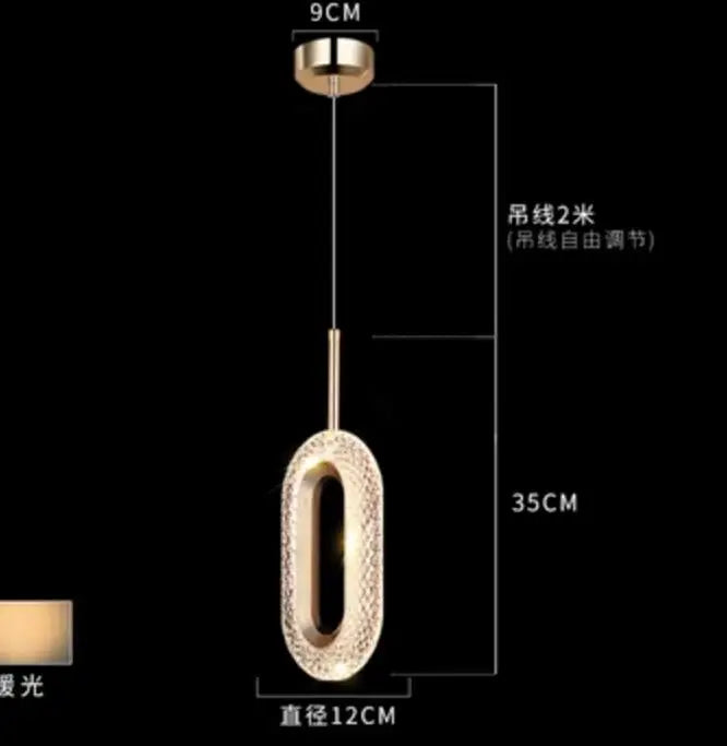 Bedside Pendant Lights | Modern Indoor Chandelier for Bedroom Ceiling Decor