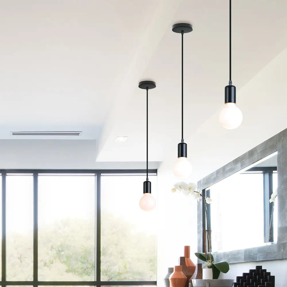 Retro Industrial Brass Pendant Chandelier for Living Room