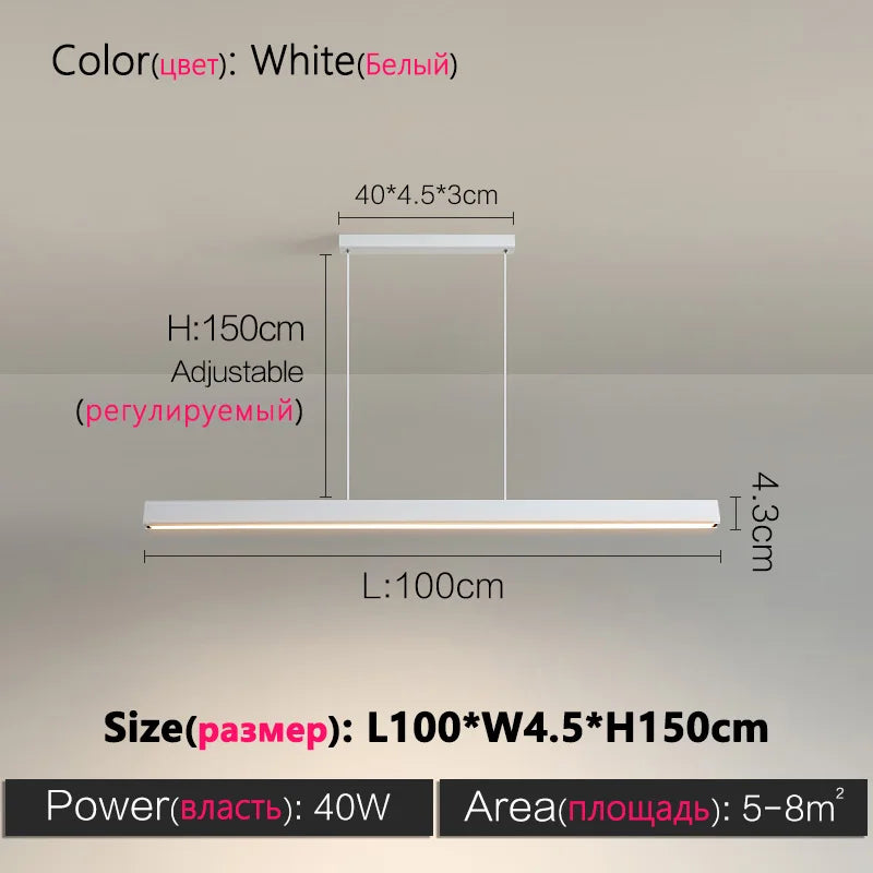 Modern Nordic LED Dining Chandelier