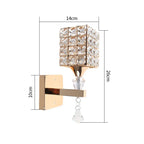 Modern Crystal Wall Lamp for Home Living Room Bedroom Decor