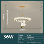 Crystal LED Chandelier for Home Decor & Luxury Lighting
