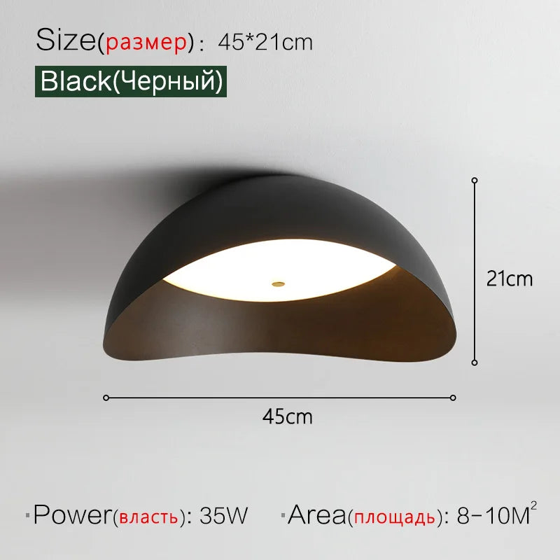 Ingot Ceiling Lamp: Modern Minimalist Master Bedroom Study Room Art Lighting