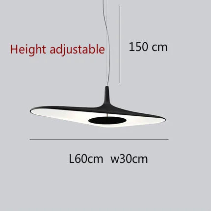 Noir Pendant Lamp: Vintage Nordic Design Lighting for Dining Room & Kitchen Island