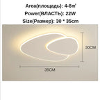 Modern Minimalist Ceiling Light with Remote Control for Living Room Dining Room