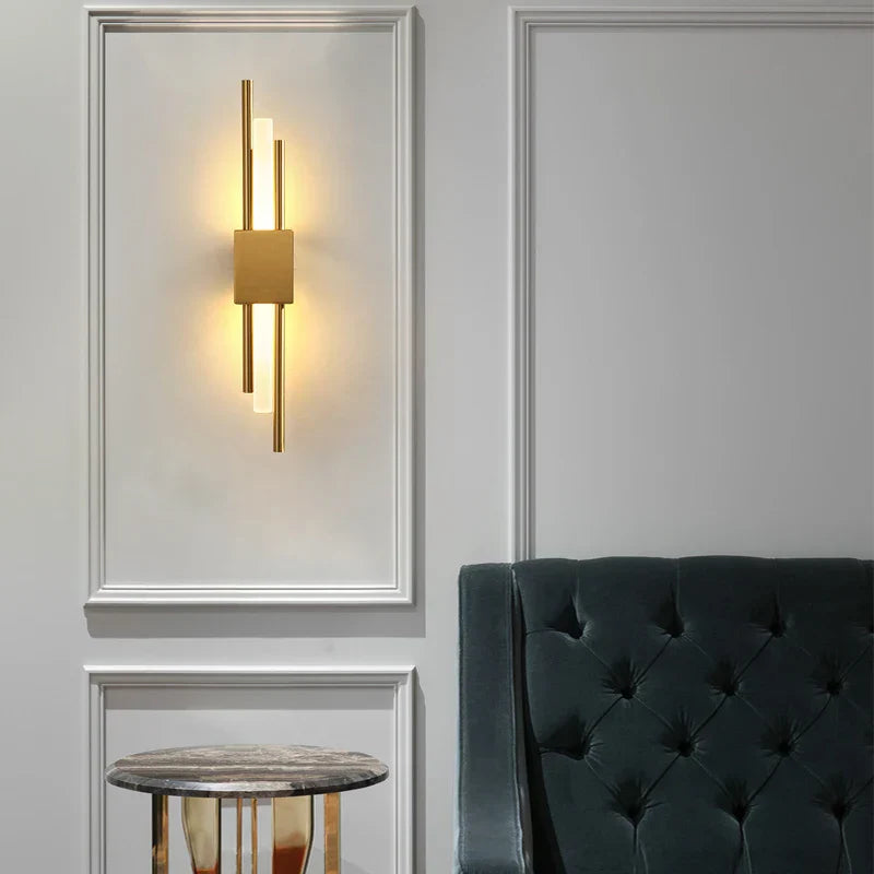 Acrylic Pipe LED Wall Lamp: Modern Stylish Wall Sconce for Living Room, Bedroom, Hallway