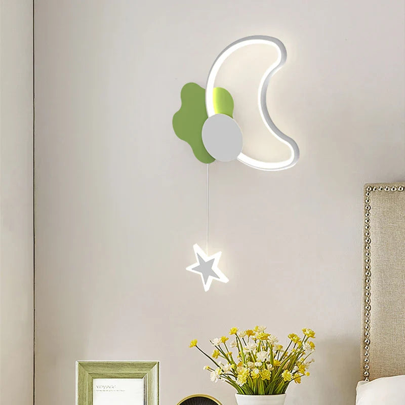 Nordic LED Wall Light Bedroom Lamp Modern Interior Sconce Luster Fixture