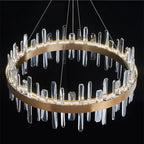 K9 Luxury Pendant Chandelier, LED Indoor Lighting for Kitchen, Living Room, Bedroom