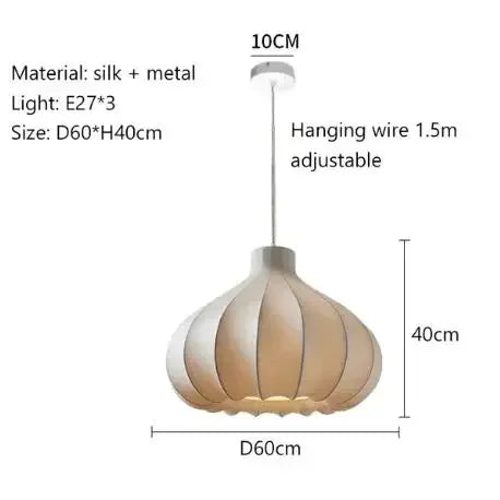 Scandinavian Japanese Chandelier Pendant Lamp Staircase Dining Hall Bar Lighting