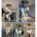 LED Light Ceiling Chandelier for Modern Home Decor & Ambient Lighting