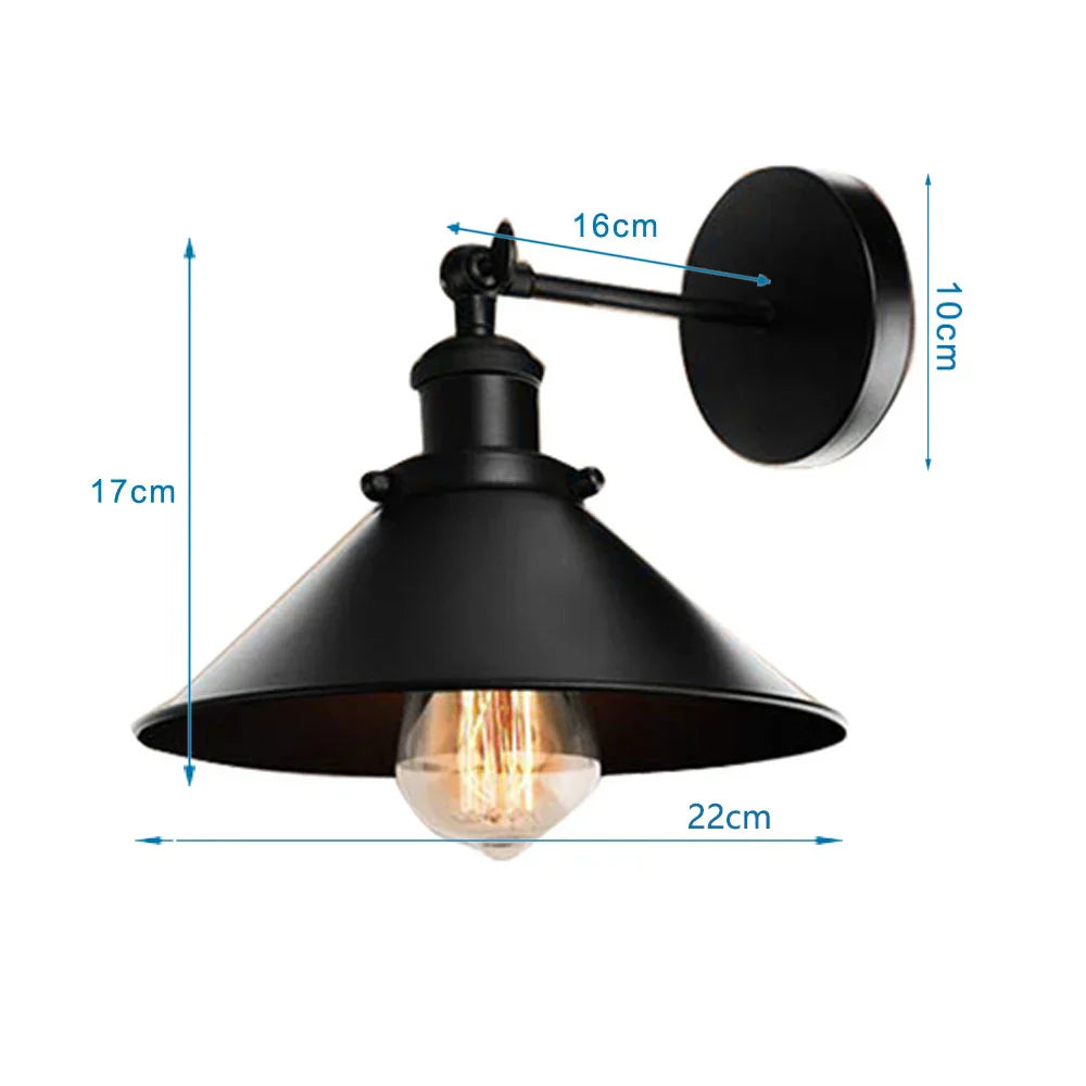Retro Industrial Pendant Ceiling Lamp E27 LED Chandelier Loft Light for Home Living Room