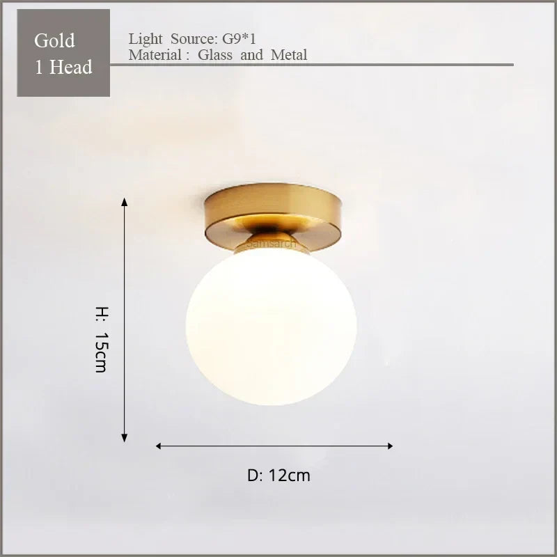 Gold Black LED Ceiling Chandelier for Living Room Bedroom Lighting Fixtures