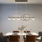 Nordic Minimalist LED Chandelier for Modern Dining, Bar, and Restaurant