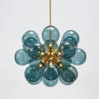 Glass Bubble Chandelier Ceiling Pendant Light for Modern Living Room Decor