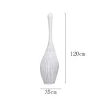 Bamboo Floor Lamp: Unique Rattan Light for Living Room, Bedroom, Teahouse Decor