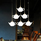 Teapot Pendant Lights: Modern LED Hanging Lamps for Home Decor
