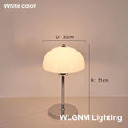 Bauhaus Mushroom Table Lamp, Modern Acrylic LED Night Light