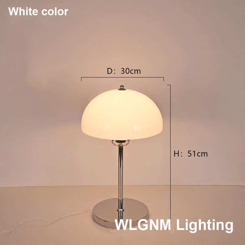 Bauhaus Mushroom Table Lamp, Modern Acrylic LED Night Light