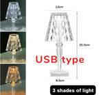 Butterfly Gold Acrylic LED Desk Lamp for Artful Living Room Night Light