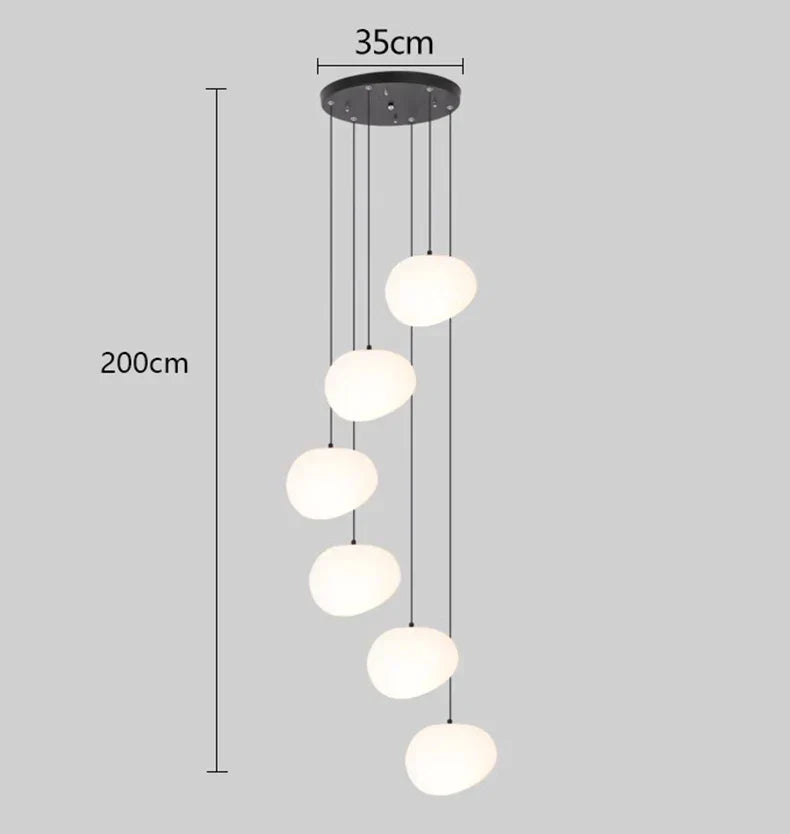 Nordic Dining Room Pendant Light Chandelier for Indoor Living Room Decor