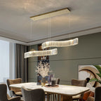 Crystal LED Chandelier for Modern Luxury Living and Dining Rooms