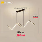 Modern LED Pendant Light Adjustable Luminaire for Home Decoration Lighting