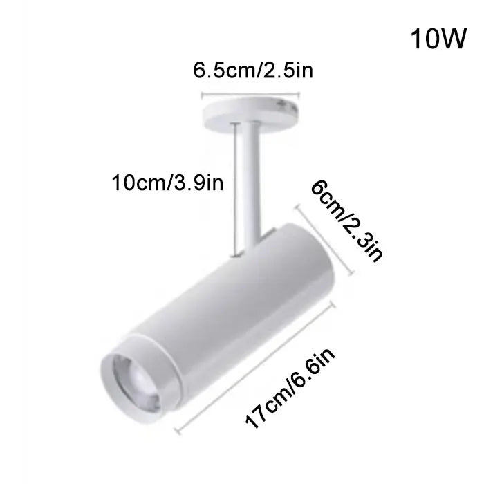 Adjustable Beam Ceiling Spotlight for Store Office Bar Accent Lighting