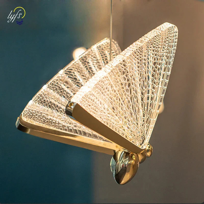 Butterfly Pendant Lights Chandelier for Indoor Living, Dining, and Kitchen Lighting