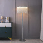 Nordic Tassel Aluminum Chain Floor Lamp - Modern Luxury LED Home Decor